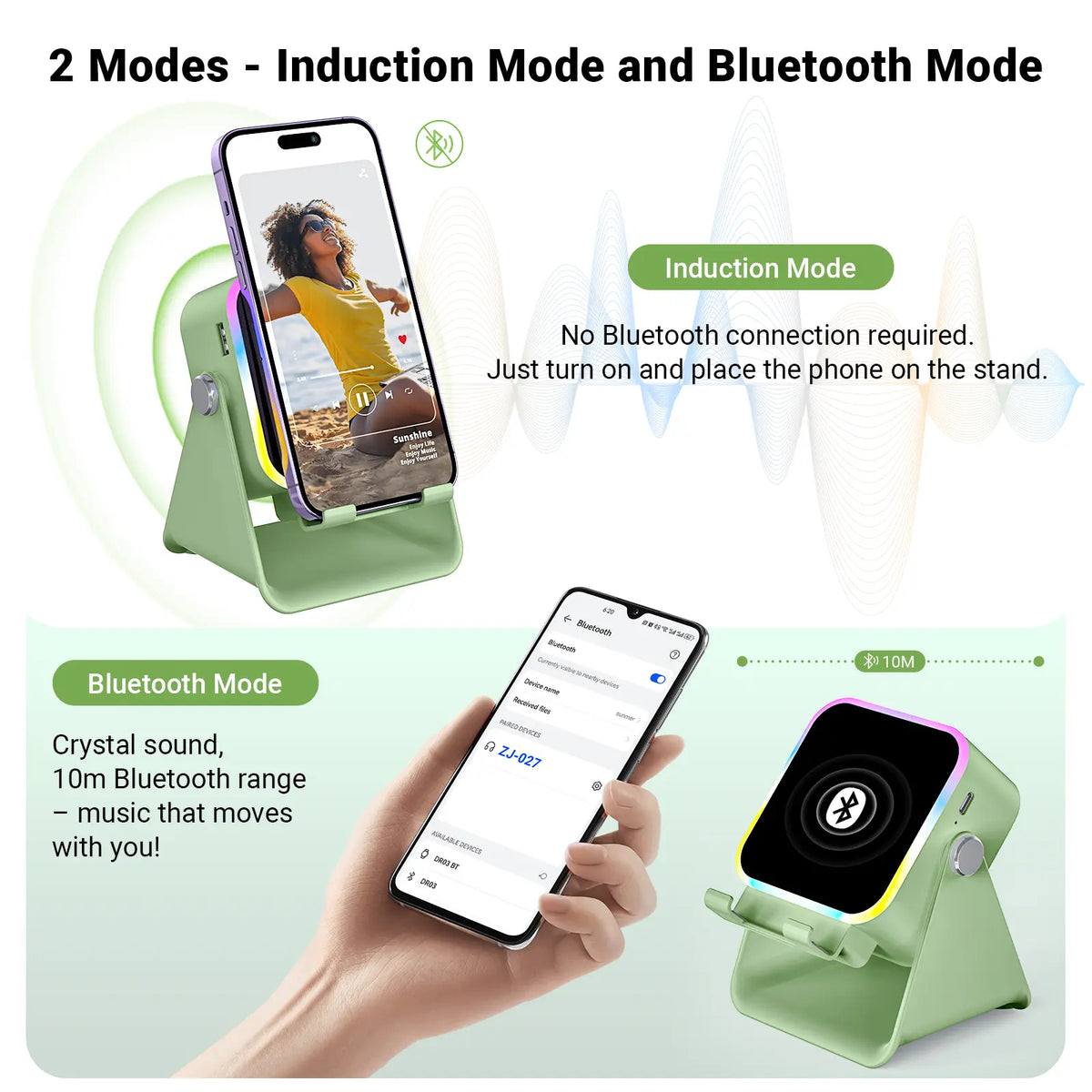 Wireless Induction Audio Speaker Stand