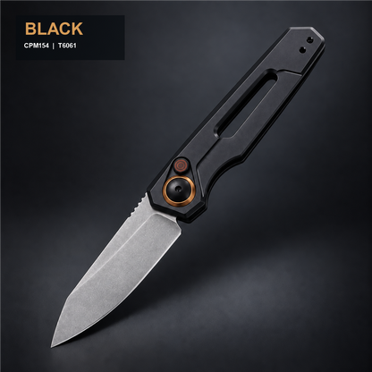 🔪🏕️ KS 7550 Lightweight Foldable Pocket Knife – Button Lock EDC Tool for Camping, Hiking & DIY 🎁