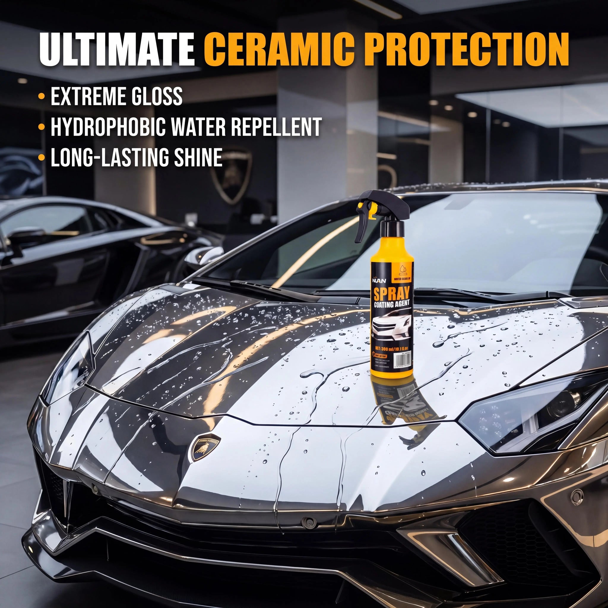 Alonovas Nano Car Coating Spray — Offers both scratch and UV protection; requires no polishing and is suitable for all vehicle types.