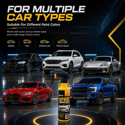 Alonovas Nano Car Coating Spray — Offers both scratch and UV protection; requires no polishing and is suitable for all vehicle types.