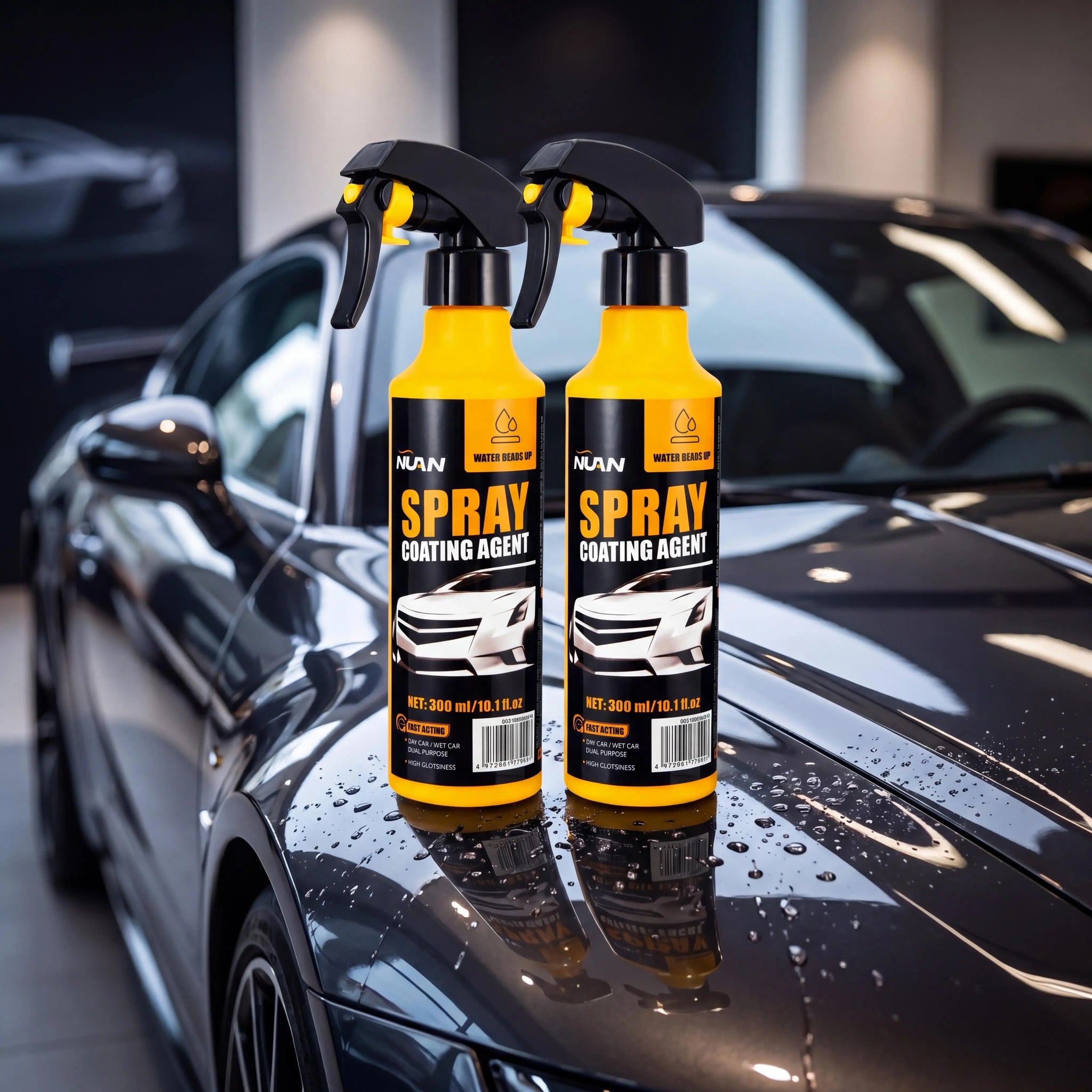 Alonovas Nano Car Coating Spray — Offers both scratch and UV protection; requires no polishing and is suitable for all vehicle types.