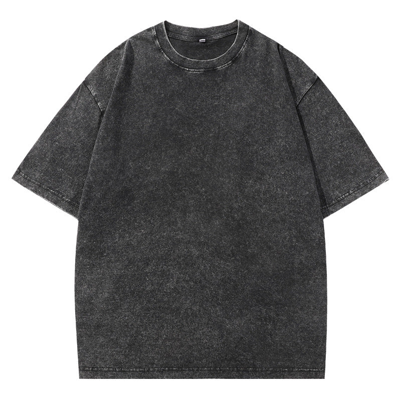 👕 Distressed Washed Cotton Tees – Breathable, Oversized & Unisex ✨