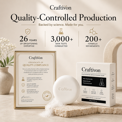 🧼✨ Niacinamide Whitening Brightening Soap – 100g 🌿