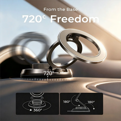 Car Phone Holder for Magsafe 360 Adjustable Vacuum Magnetic Phone Holder for Car