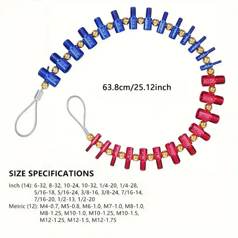 Stop Guessing Bolt Sizes – The Detachable Thread Gauge Every Toolbox Needs