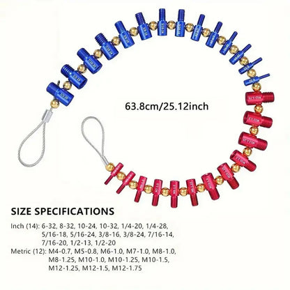 Stop Guessing Bolt Sizes – The Detachable Thread Gauge Every Toolbox Needs