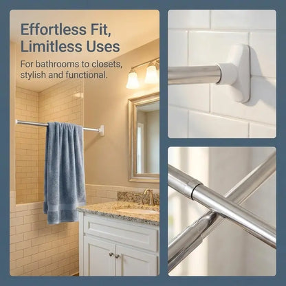 Adjustable Tension Curtain Rod