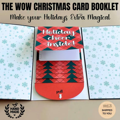 🎁LAST DAY 50% OFF - 🎄✨ Handmade Merry Christmas Gift Card Holder💖