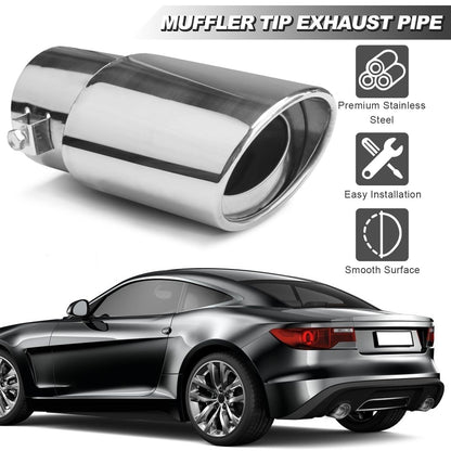Universal Stainless Steel Car Exhaust Muffler Tip Trim Decor