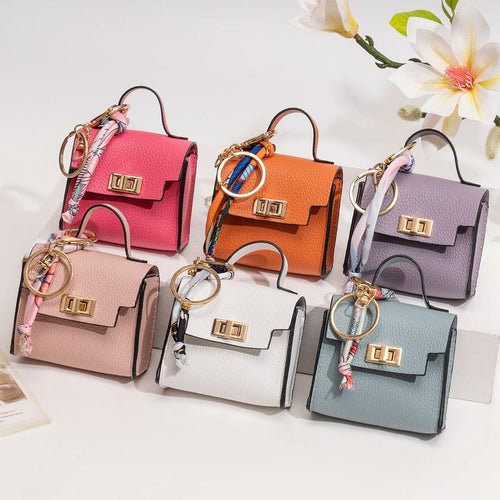 👜🔑 Mini Square Bag Pendant Keychain ✨