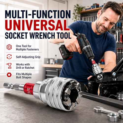 🔥 Multi-Function Universal Socket Wrench Tool