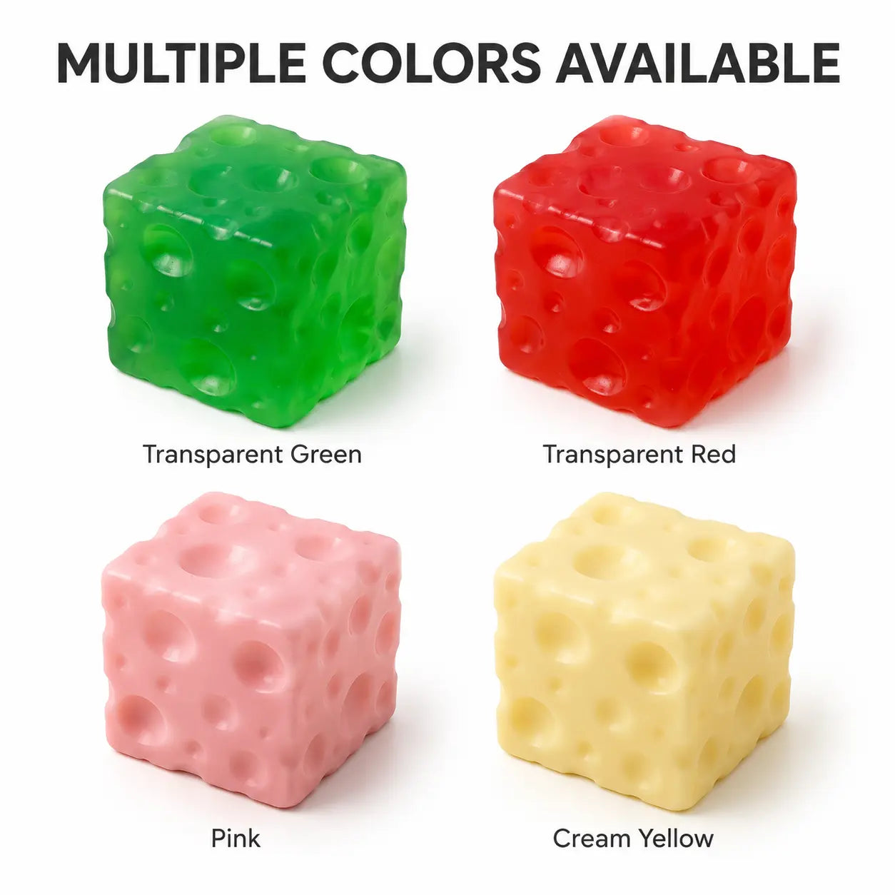 🧀🧀Squeeze the Stress Away – The Adorably Squishy Cheese Cube Fidget Toy