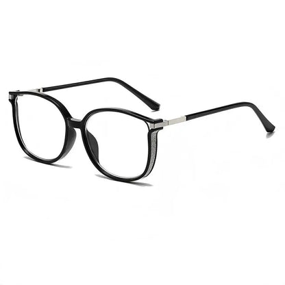 Unisex Daily Wear Semi-Rimless Metal Frame Blue Light Blocking Glasses