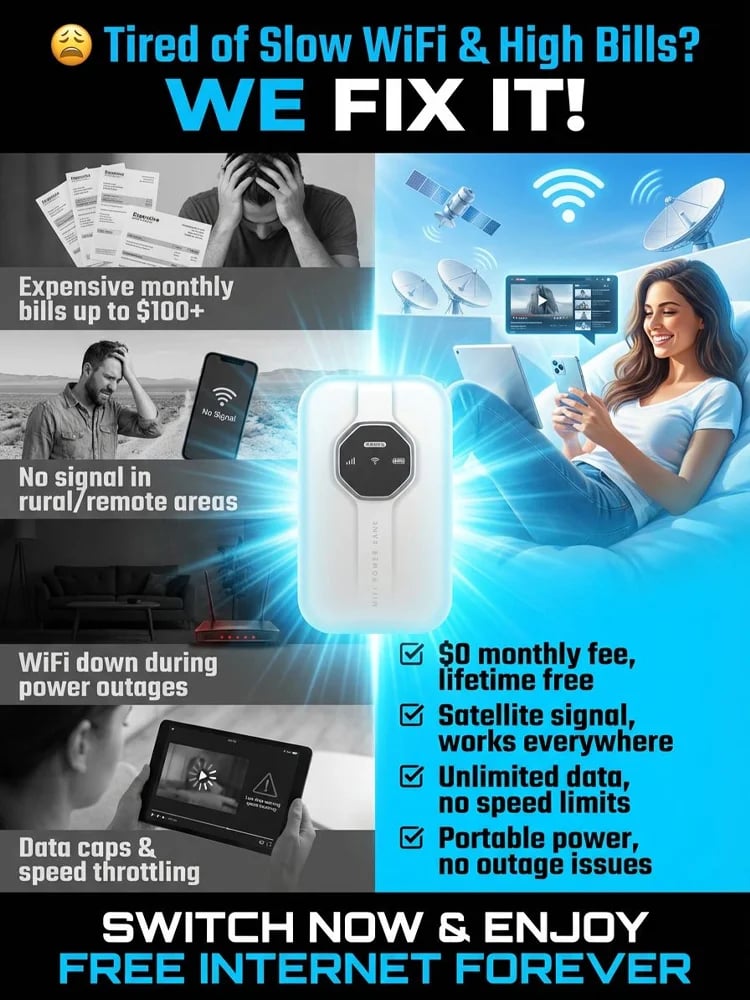Global Coverage Boundless Portable Wi-Fi– 🛜