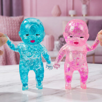 ✨ 3PCS Glitter Baby Squishies, Soft Slow-Return Toys, Party Favors & Gifts 🎁