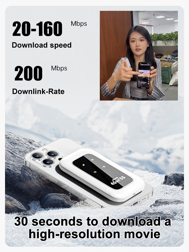 🔥Hot Sale🔥Power on and use, free for life All-network portable wifi