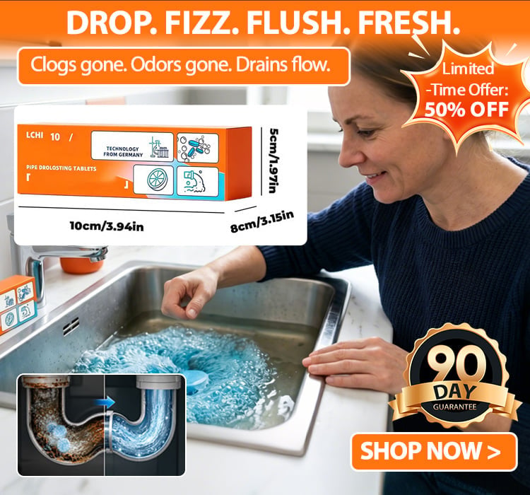 Powerful Pipe Declogging & Cleaning Tablets