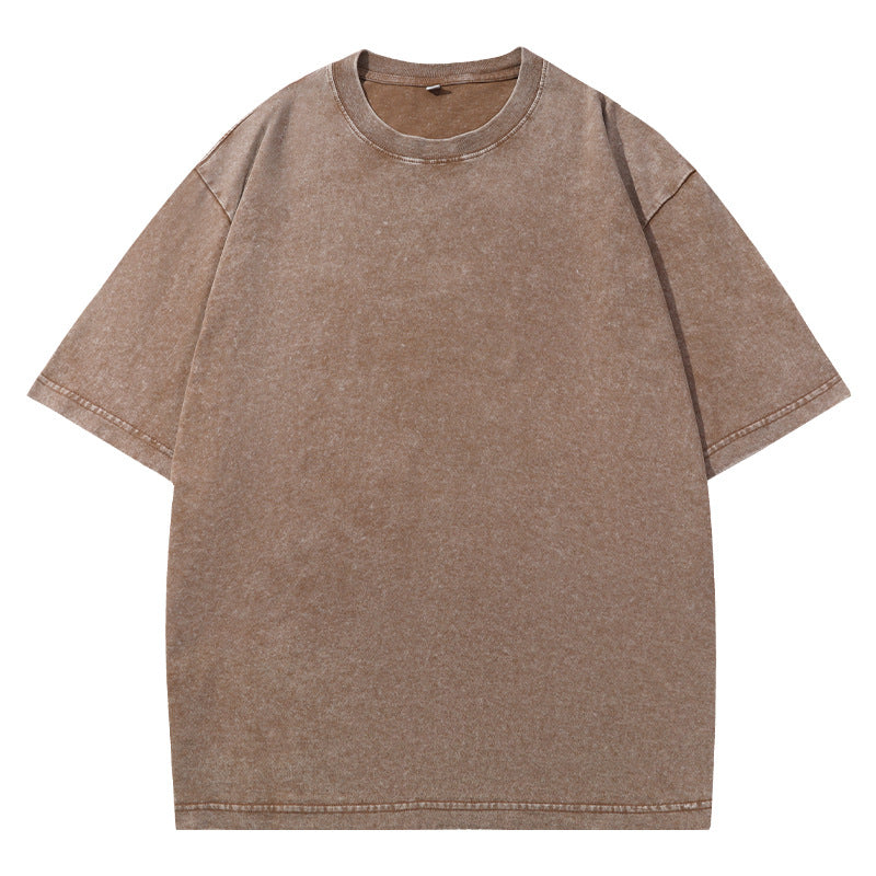 👕 Distressed Washed Cotton Tees – Breathable, Oversized & Unisex ✨