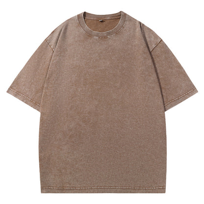 👕 Distressed Washed Cotton Tees – Breathable, Oversized & Unisex ✨