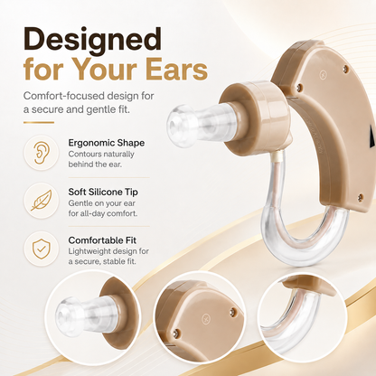 Earsight enhancement devices suitable for middle-aged and elderly people