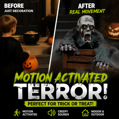 🔥 Limited-Time 50% OFF👻 Animated Halloween Crawling Ghost 🎃