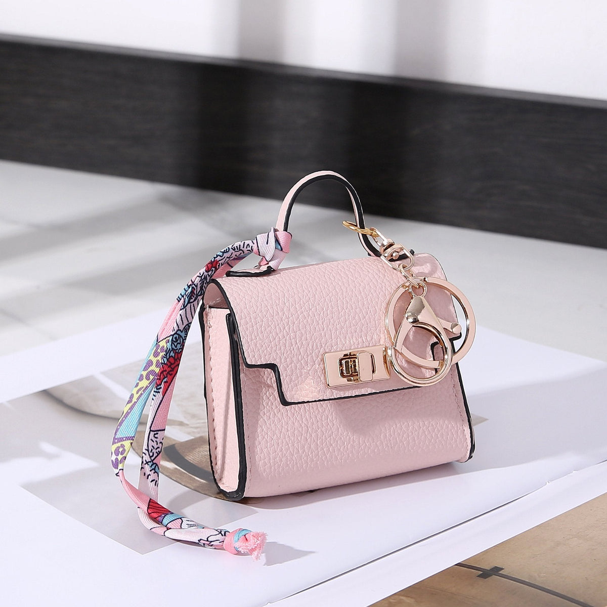 👜🔑 Mini Square Bag Pendant Keychain ✨