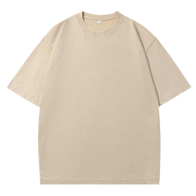 👕 Distressed Washed Cotton Tees – Breathable, Oversized & Unisex ✨