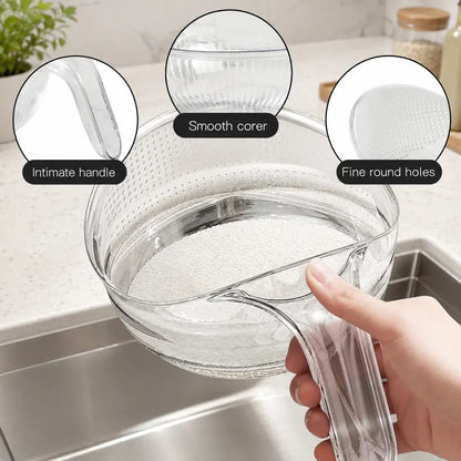 🍚🍚Aesthetic Multifunctional Rice Strainer with Handle