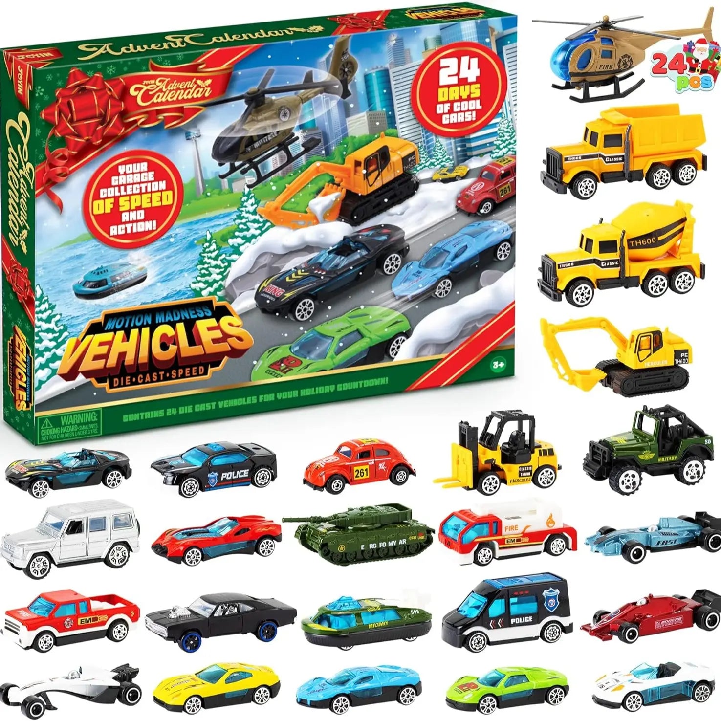 🔥Limited Time 50% OFF🔥 2026 Christmas Car Advent Calendar – 24 Surprises Before Christmas