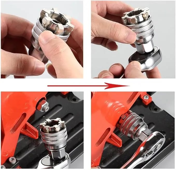 🔥 Multi-Function Universal Socket Wrench Tool