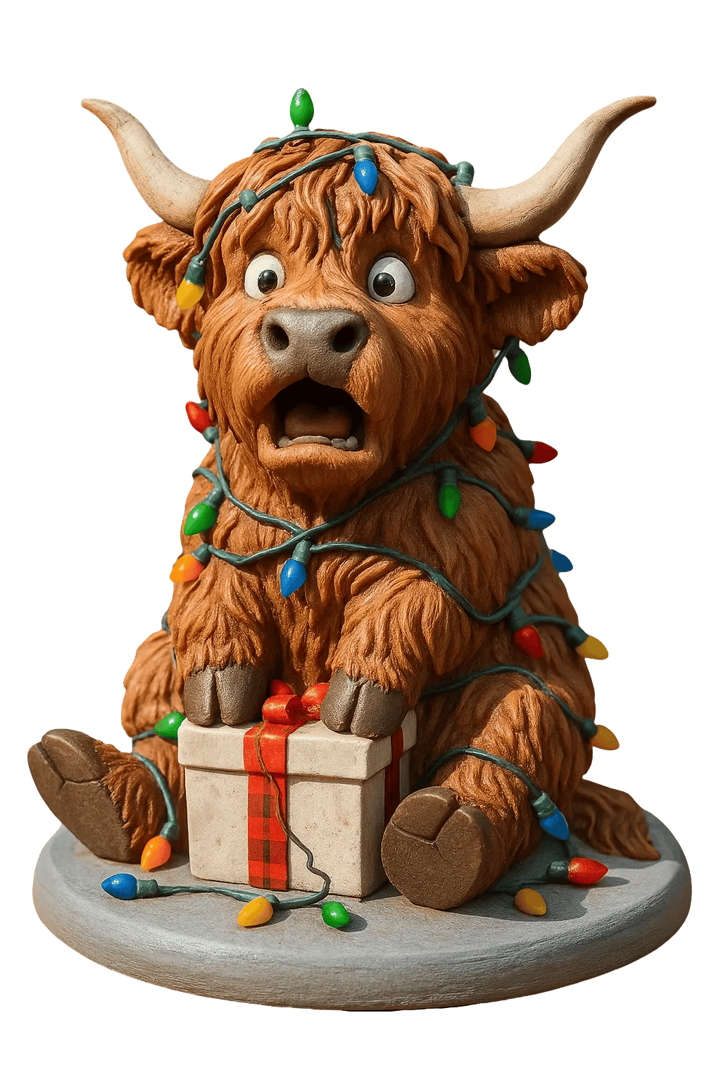 🎄 24 Days of Highland Cow Christmas Advent Calendar 2026 | 24 Unique 3D Cow Figures
