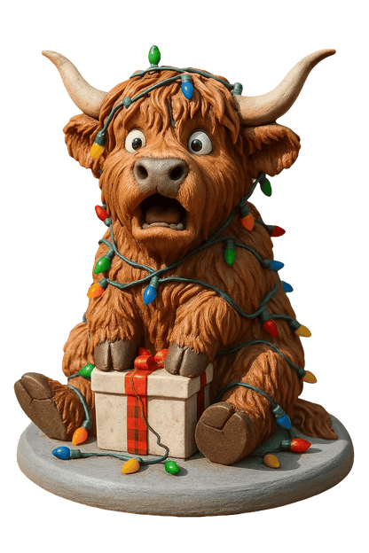 🎄 24 Days of Highland Cow Christmas Advent Calendar 2026 | 24 Unique 3D Cow Figures