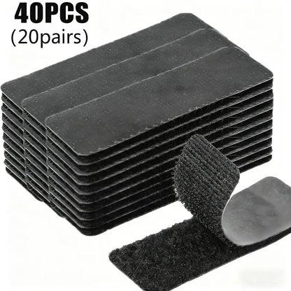 💪 Heavy-Duty Reusable Hook & Loop Strips – Water-Resistant Self-Adhesive Double-Sided Fasteners | Strong, Secure & Easy to Use
