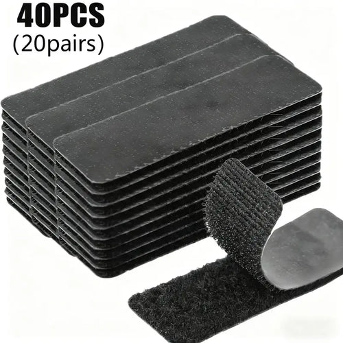 💪 Heavy-Duty Reusable Hook & Loop Strips – Water-Resistant Self-Adhesive Double-Sided Fasteners | Strong, Secure & Easy to Use