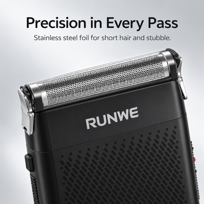 ⚡ Solo STF101 Cordless Foil Shaver for Men – Powerful Electric Razor with Stainless Steel Foil | USB Rechargeable & Travel-Ready