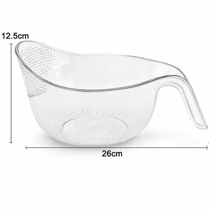 🍚🍚Aesthetic Multifunctional Rice Strainer with Handle