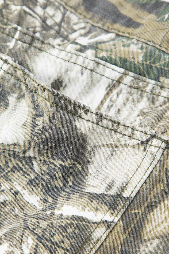 Denim Camo Cargos