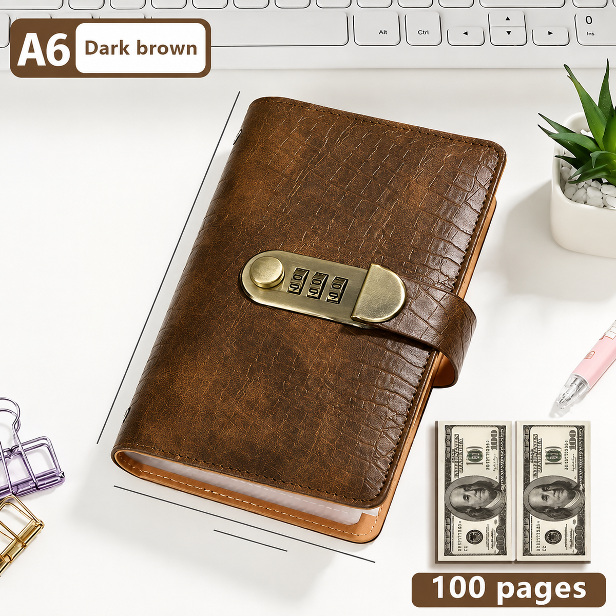 🧧100 Transparent Pocket Currency Collectors Album