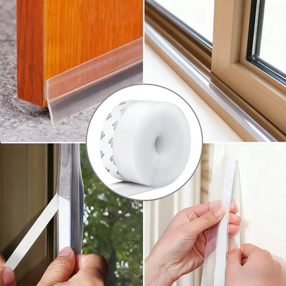 Door Weather Stripping Seal – Self-Adhesive Draft Stopper for Doors & Windows
