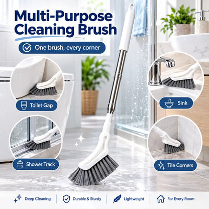 2-Pack Telescopic Crevice Cleaning Brush – Adjustable Stainless Steel Long Handle