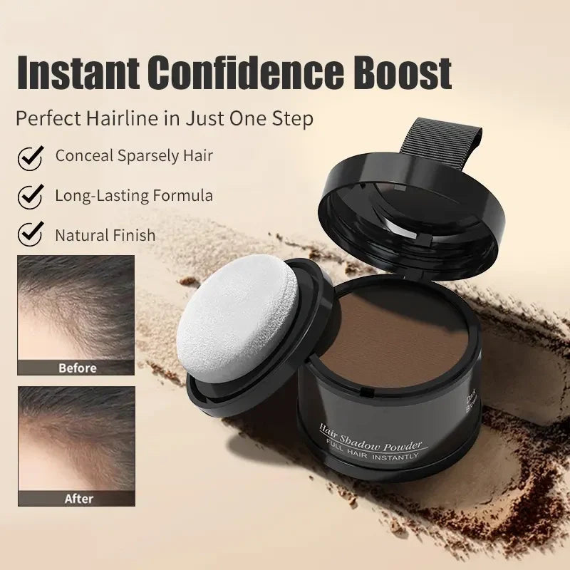 ✨Hairline Powder✨ Instant Concealer for Thinning Gray Hair, Windproof Sweatproof for Men & Women
