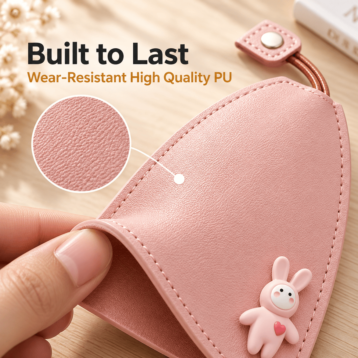 Buy 1 Get 1 Free-2Pcs🔥Cute Cartoon Pull-Out Key Case