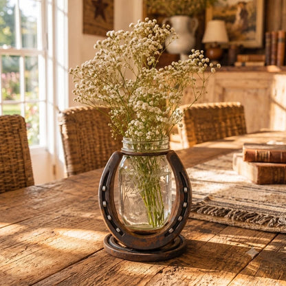 Handmade Horseshoe Mason Jar Holder Collection (📦Buy 2 Free Shipping)