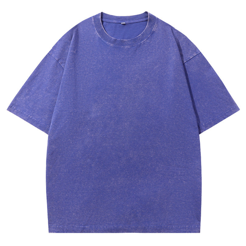 👕 Distressed Washed Cotton Tees – Breathable, Oversized & Unisex ✨