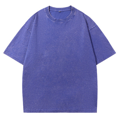 👕 Distressed Washed Cotton Tees – Breathable, Oversized & Unisex ✨