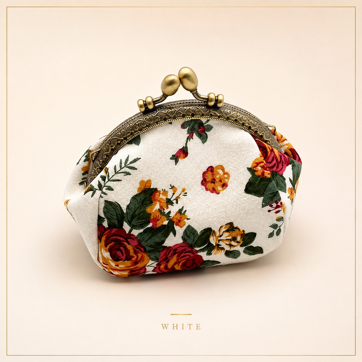 🌸 Cute Vintage Floral Coin Purse for Women 👛