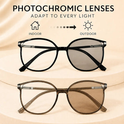 Unisex Daily Wear Semi-Rimless Metal Frame Blue Light Blocking Glasses