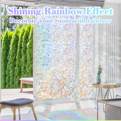 🪟 Static Cling Window Privacy Film | Daytime Privacy & Sun Control
