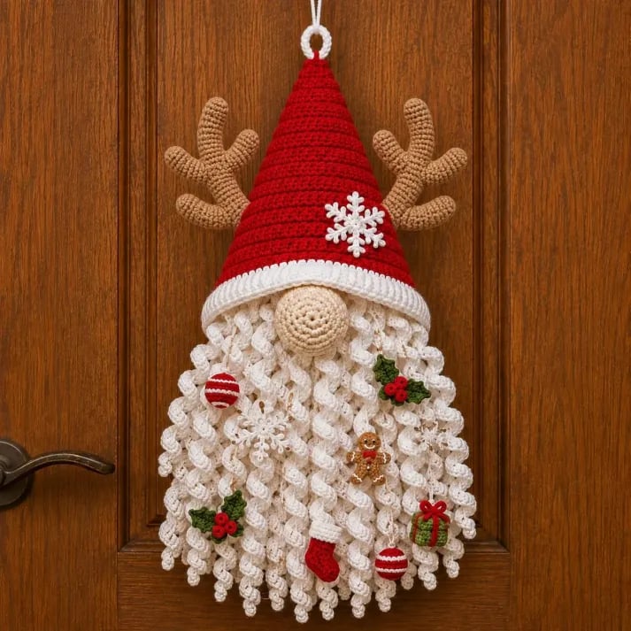 🧶 DIY Seasonal 3D Crochet Door Hanger Kit Collection — Create A Handmade Welcome For Every Season 💕