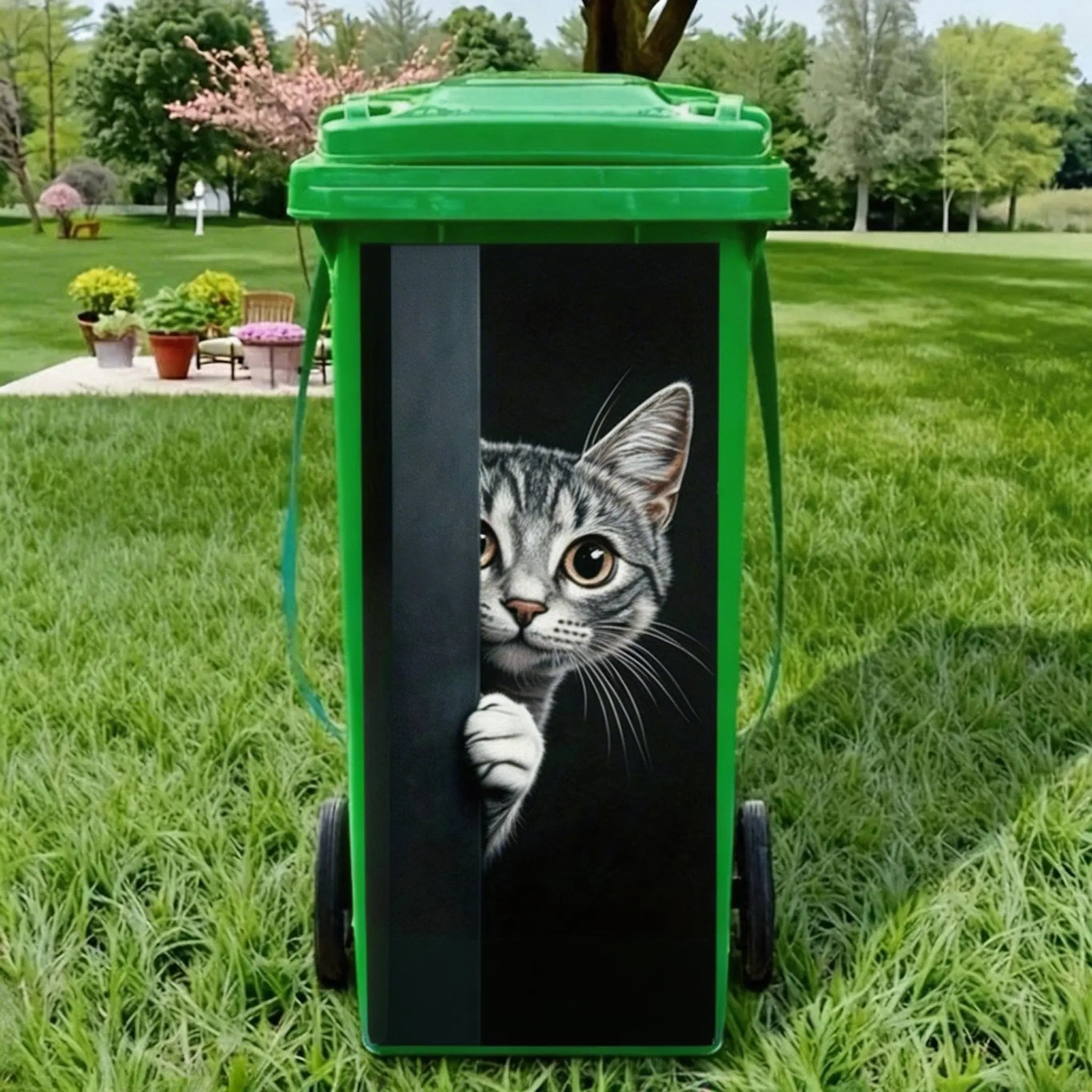 ⏳ Last Day 49% OFF -Creative Trash Can Sticker with Colourful Cartoon✨
